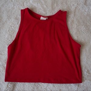 Red Crop Top
